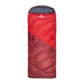 TETON Sports Li'l Celsius 20°F Junior Sleeping Bag for Kids Ruby 10152