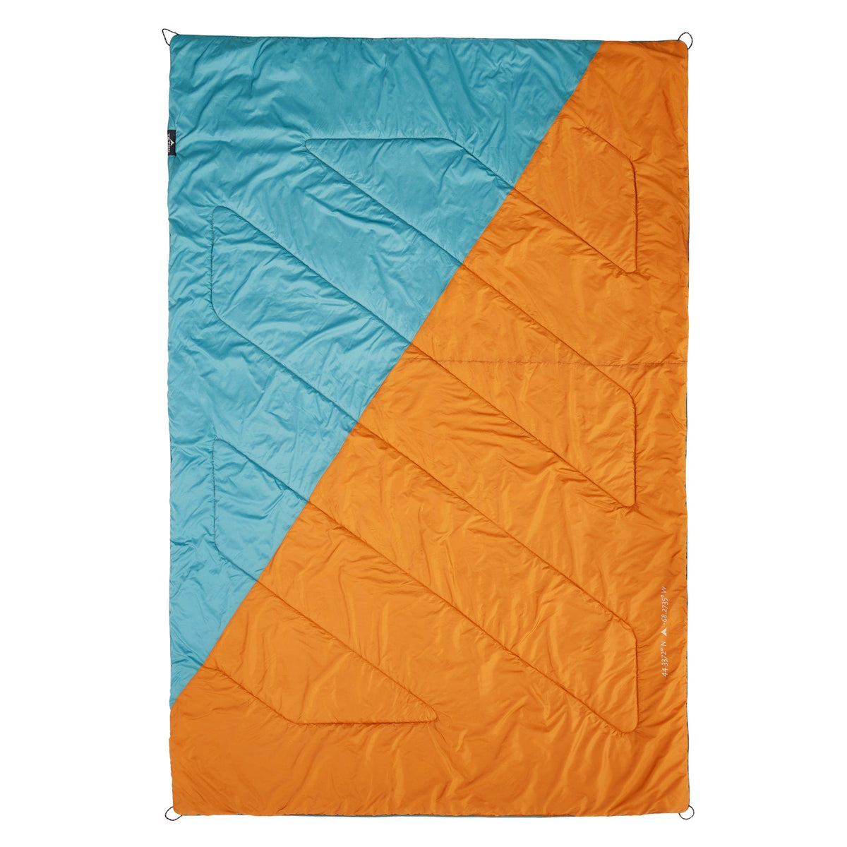 TETON Sports Acadia Mammoth Two-Person Outdoor Camp Blanket Teal & Copper 70008