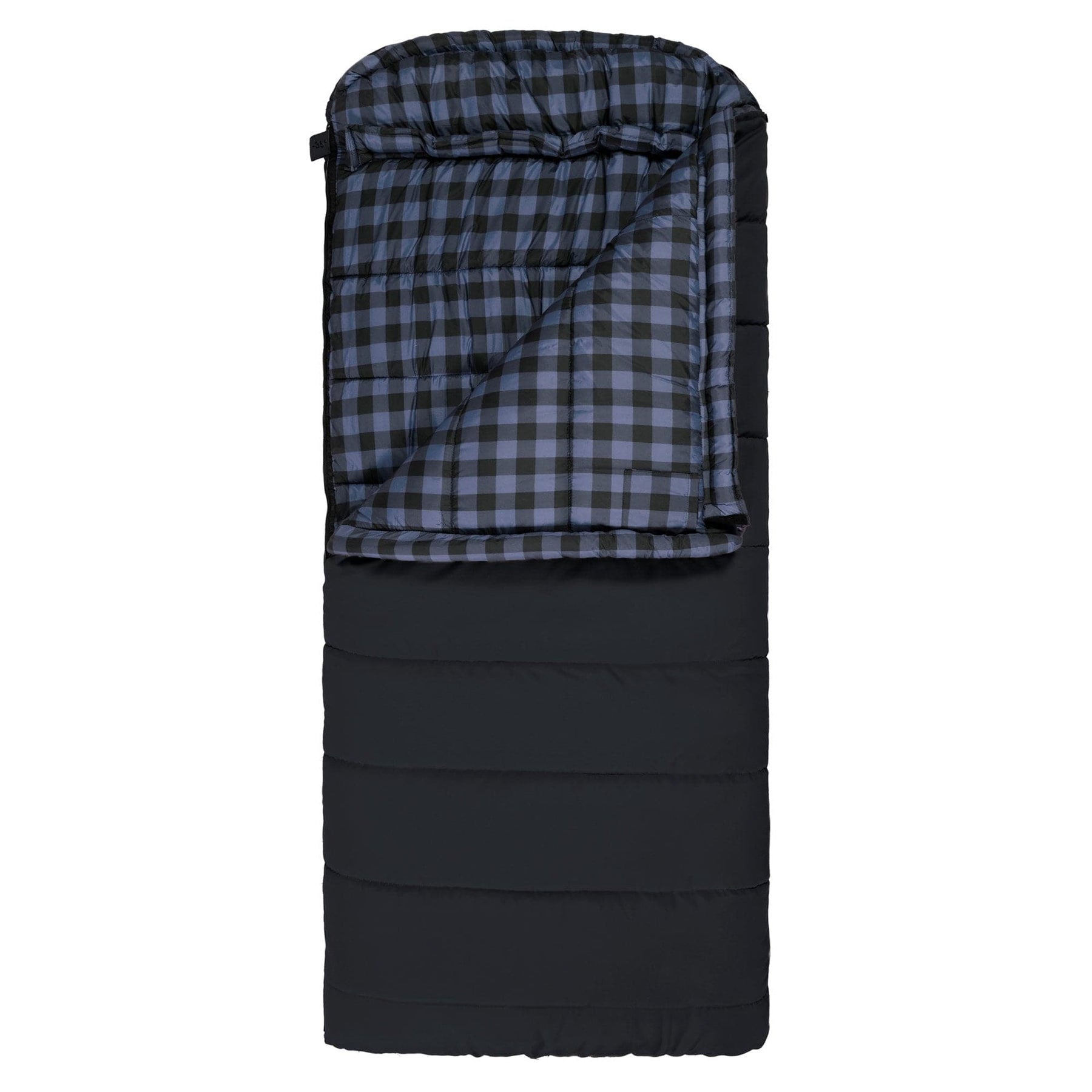 TETON Sports Bridger -35˚F Canvas Sleeping Bag Charcoal & Blue 10012