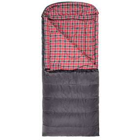 TETON Sports Celsius XXL 0˚F Sleeping Bag Left Zipper / Grey & Red 102L