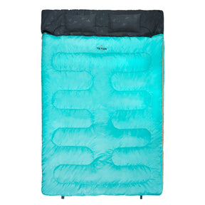 TETON Sports Cascade 40˚F Double Sleeping Bag with Pillows 1320
