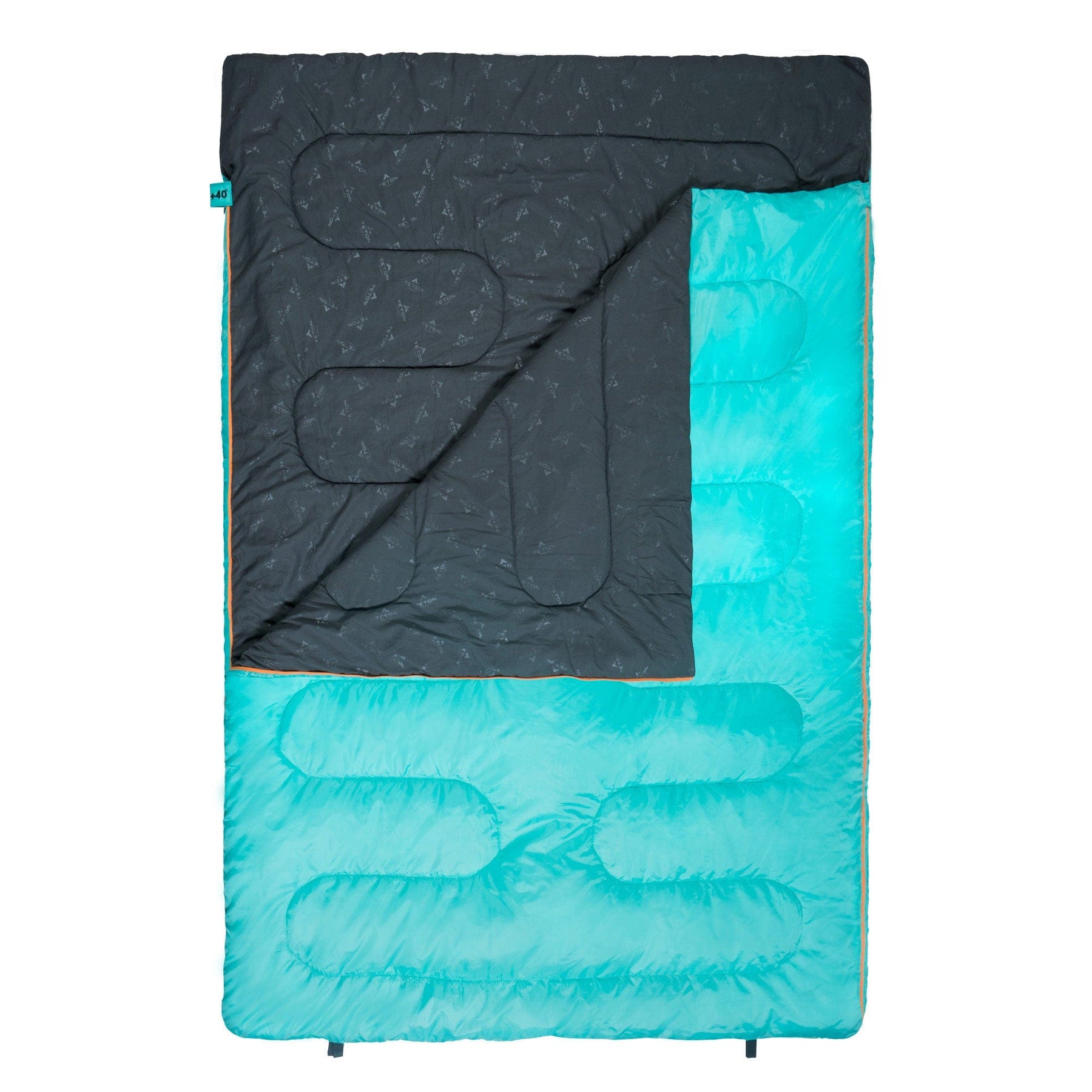 TETON Sports Cascade 40˚F Double Sleeping Bag with Pillows 1320