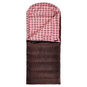 TETON Sports Celsius 0˚F Sleeping Bag Right Zipper / Brown & Pink 178R