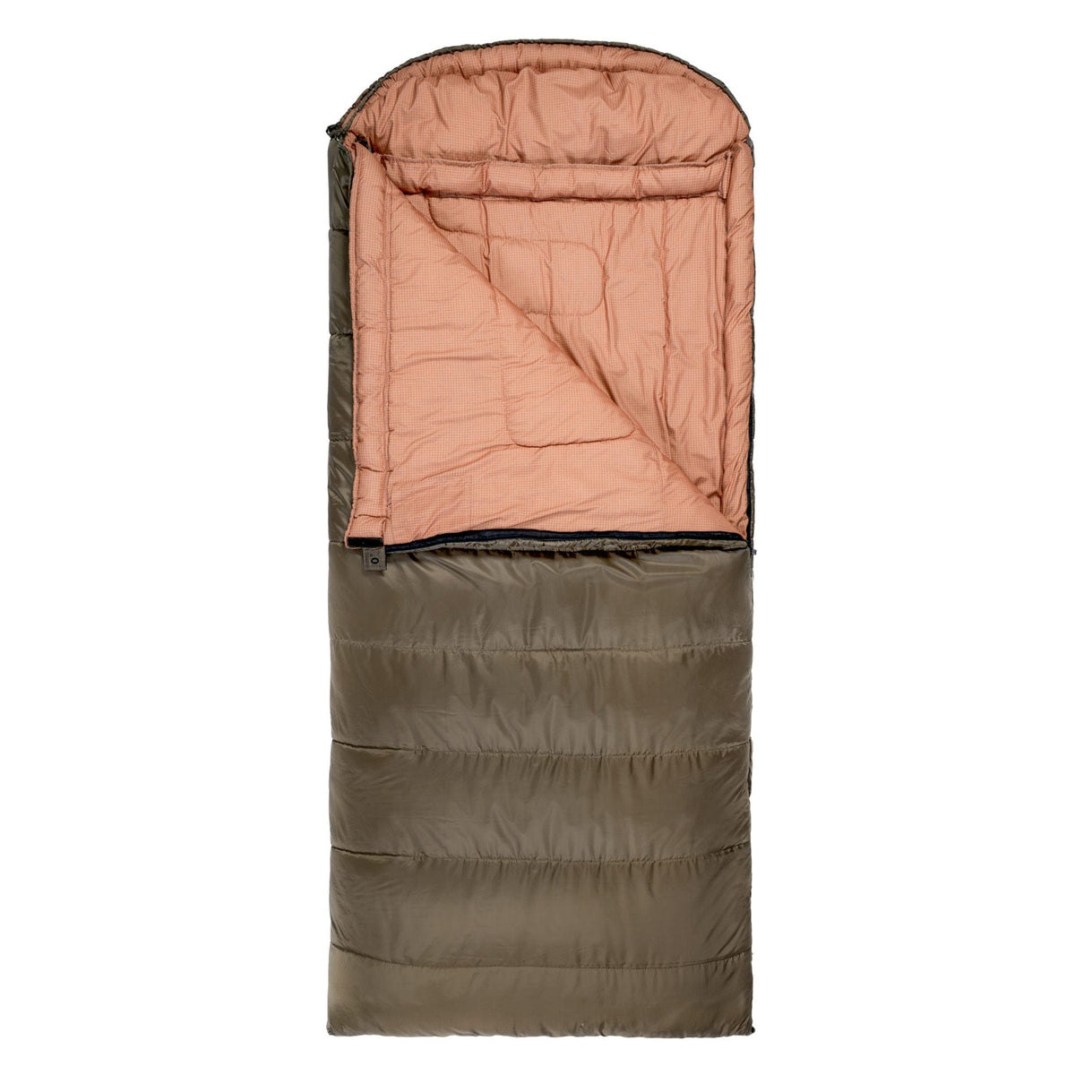 TETON Sports Celsius 0˚F Sleeping Bag Left Zipper / Green & Tan 188L