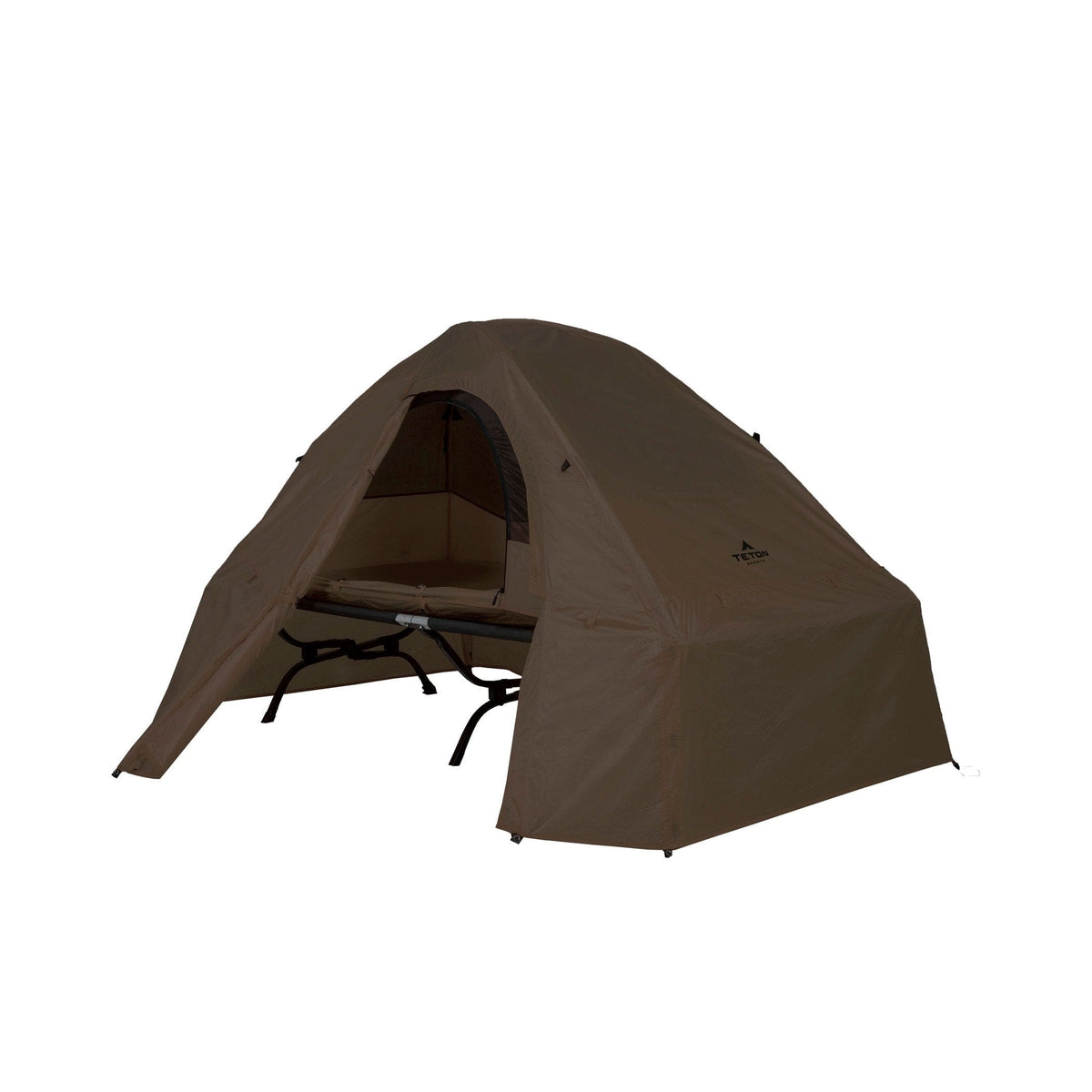 TETON Sports Vista 1 Elite Extended Length Rainfly Tent & Cot Cover Brown 2002BR