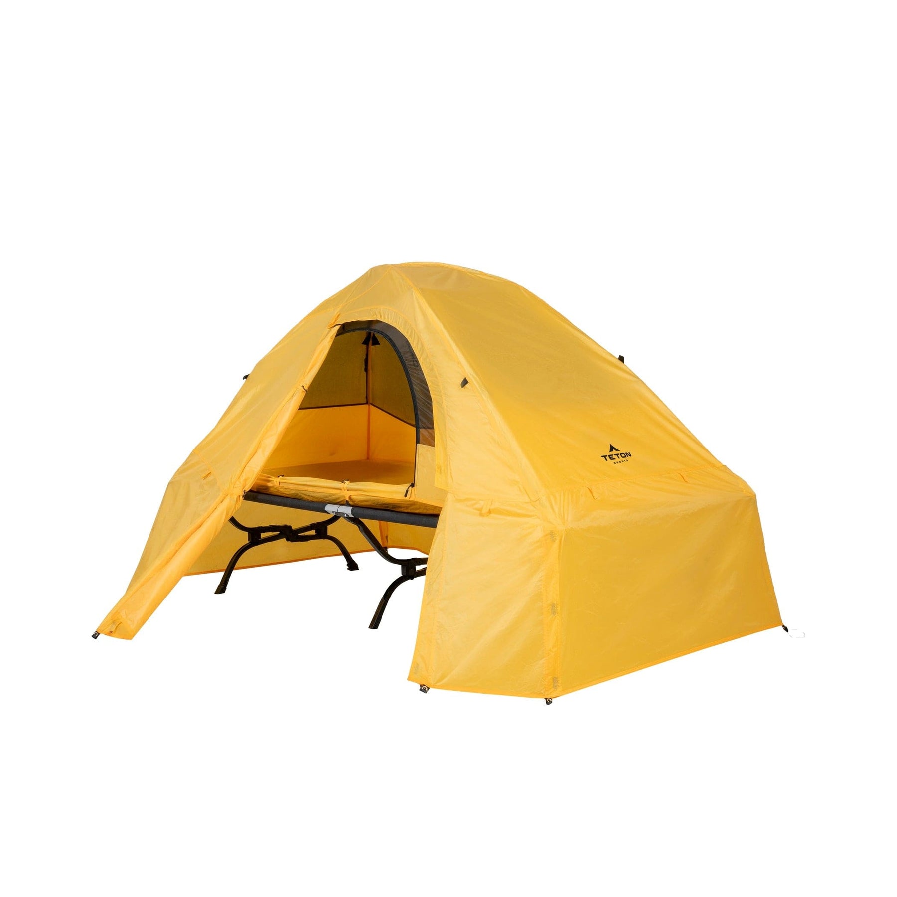 TETON Sports Vista 1 Elite Extended Length Rainfly Tent & Cot Cover Yellow 2002YL