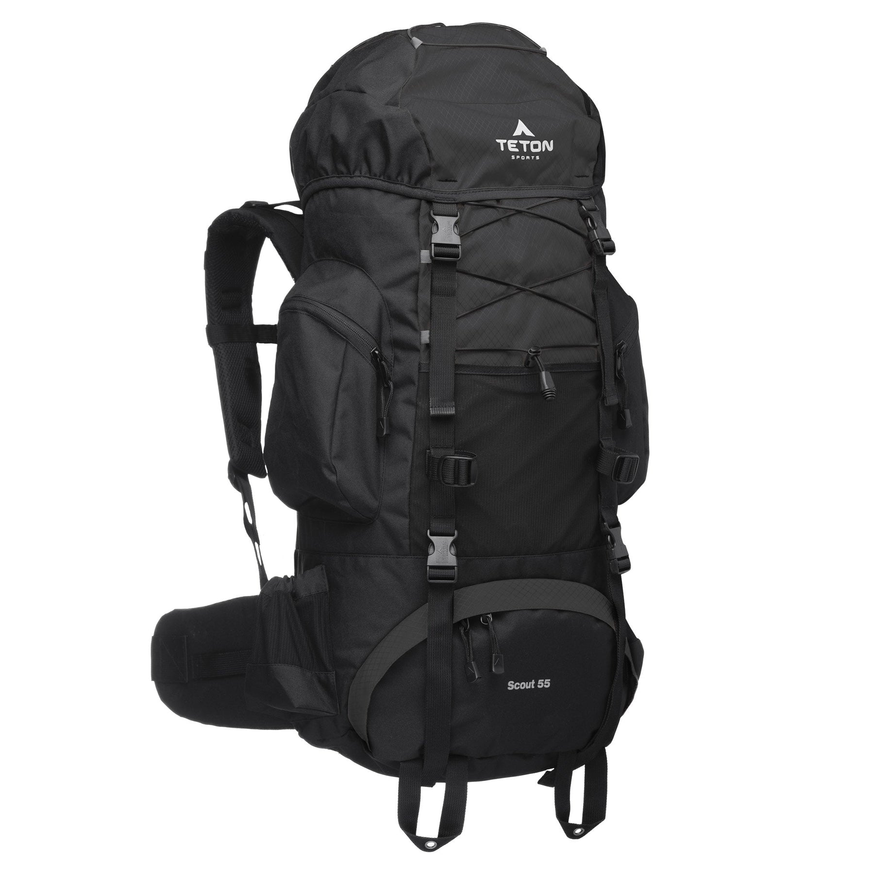 TETON Sports Scout 55L Backpack Black 2104SCBK