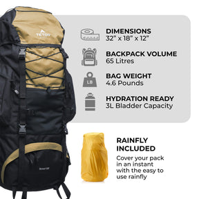TETON Sports Scout 65L Backpack
